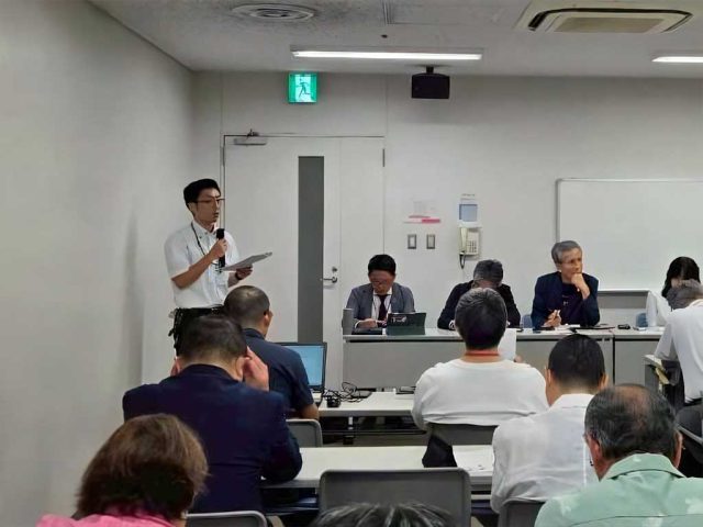 石田当番幹事長による第108回総会の説明